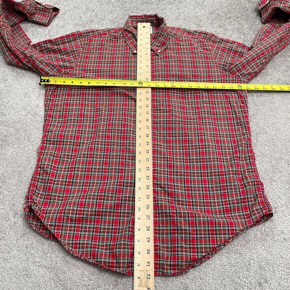 Brooks Brothers Button Down Shirt Mens 16 XL Multicolor Plaid Cotton Outdoor - Picture 5 of 9